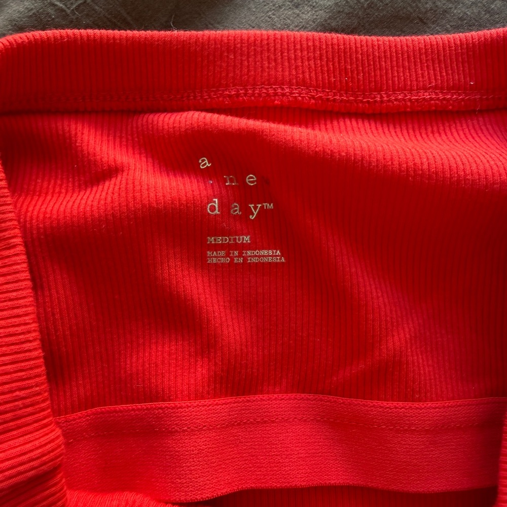 Red Ribbed Tube Top - Target - Picture 2 of 2
